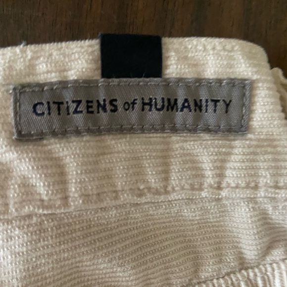 Citizens of Humanity Agnes mid rise slim straight corduroy pants size 27 - Picture 8 of 14